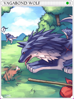 Vagabond Wolf Card
