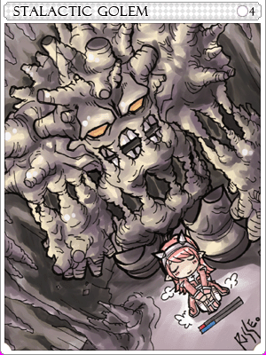 Stalactic Golem Card