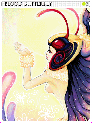 Bloody Butterfly Card