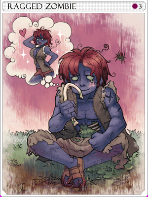 Ragged Zombie Card